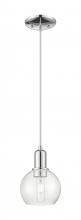 Innovations Lighting 716-1P-PC-G124-6 - Athens - 1 Light - 6 inch - Polished Chrome - Cord hung - Mini Pendant