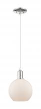 Innovations Lighting 716-1P-PN-G121-8 - Athens - 1 Light - 8 inch - Polished Nickel - Cord hung - Mini Pendant
