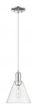Innovations Lighting 716-1P-PN-GBC-82 - Berkshire Glass - 1 Light - 8 inch - Polished Nickel - Cord hung - Mini Pendant