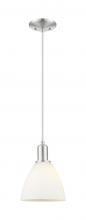 Innovations Lighting 716-1P-SN-GBD-751 - Bristol - 1 Light - 8 inch - Brushed Satin Nickel - Cord hung - Mini Pendant