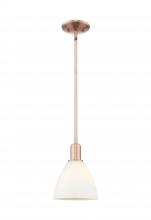 Innovations Lighting 716-1S-AC-GBD-751 - Bristol - 1 Light - 8 inch - Antique Copper - Stem hung - Mini Pendant