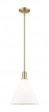 Innovations Lighting 716-1S-CB-GBC-121 - Berkshire Glass - 1 Light - 12 inch - Champagne Bronze - Stem hung - Mini Pendant