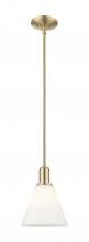 Innovations Lighting 716-1S-CB-GBC-81 - Berkshire Glass - 1 Light - 8 inch - Champagne Bronze - Stem hung - Mini Pendant