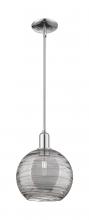 Innovations Lighting 716-1S-PC-G1213-10SM - Athens Deco Swirl - 1 Light - 10 inch - Polished Chrome - Stem hung - Mini Pendant