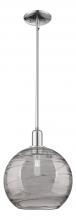 Innovations Lighting 716-1S-PC-G1213-12SM - Athens Deco Swirl - 1 Light - 12 inch - Polished Chrome - Stem hung - Mini Pendant