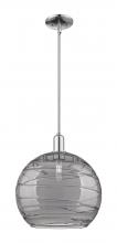 Innovations Lighting 716-1S-PC-G1213-14SM - Athens Deco Swirl - 1 Light - 14 inch - Polished Chrome - Stem hung - Mini Pendant