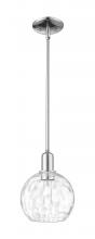Innovations Lighting 716-1S-PC-G1215-8 - Athens Water Glass - 1 Light - 8 inch - Polished Chrome - Stem hung - Mini Pendant