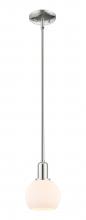 Innovations Lighting 716-1S-PN-G121-6 - Athens - 1 Light - 6 inch - Polished Nickel - Stem hung - Mini Pendant