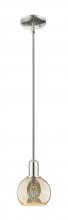 Innovations Lighting 716-1S-PN-G128-6 - Athens - 1 Light - 6 inch - Polished Nickel - Stem hung - Mini Pendant