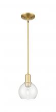Innovations Lighting 716-1S-SG-G122-6 - Athens - 1 Light - 6 inch - Satin Gold - Stem hung - Mini Pendant