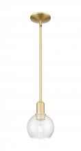 Innovations Lighting 716-1S-SG-G124-6 - Athens - 1 Light - 6 inch - Satin Gold - Stem hung - Mini Pendant