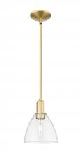 Innovations Lighting 716-1S-SG-GBD-752 - Bristol - 1 Light - 8 inch - Satin Gold - Stem hung - Mini Pendant