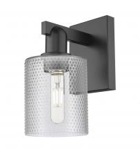 Innovations Lighting 716-1W-BK-G112 - Cobbleskill - 1 Light - 5 inch - Matte Black - Sconce