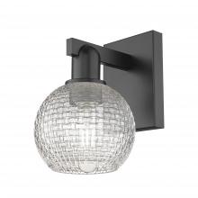 Innovations Lighting 716-1W-BK-G122C-6CL - Athens - 1 Light - 6 inch - Matte Black - Sconce