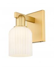 Innovations Lighting 716-1W-SG-G559-5GWH - Bridal Veil - 1 Light - 6 inch - Satin Gold - Sconce