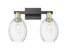 Innovations Lighting 716-2W-BAB-G459-6CL - Preston - 2 Light - 16 inch - Black Antique Brass - Bath Vanity Light