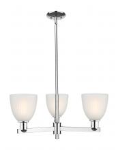 Innovations Lighting 716-3CR-PC-G381 - Castile - 3 Light - 28 inch - Polished Chrome - Stem hung - Flush Mount