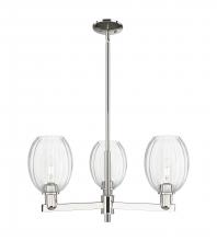 Innovations Lighting 716-3CR-PN-G459-6CL - Preston - 3 Light - 18 inch - Polished Nickel - Flush Mount