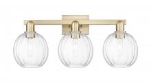 Innovations Lighting 716-3W-CB-G458-7CL - Preston - 3 Light - 26 inch - Champagne Bronze - Bath Vanity Light
