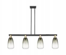 Innovations Lighting 716-4I-BAB-G480-6SL - Brookhaven Almond - 4 Light - 48 inch - Black Antique Brass - Cord hung - Island Light