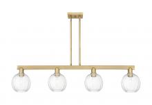 Innovations Lighting 716-4I-BB-G458-7CL - Preston Globe - 4 Light - 48 inch - Brushed Brass - Cord hung - Island Light