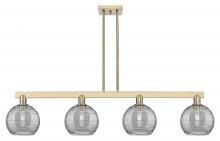 Innovations Lighting 716-4I-CB-G1213-8SM - Athens Deco Swirl - 4 Light - 51 inch - Champagne Bronze - Stem hung - Island Light