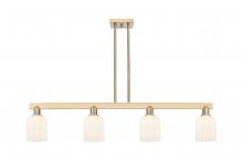 Innovations Lighting 716-4I-CB-G559-5GWH - Bridal Veil - 4 Light - 48 inch - Champagne Bronze - Cord hung - Island Light