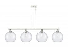 Innovations Lighting 716-4I-PN-G124-10 - Athens - 4 Light - 53 inch - Polished Nickel - Stem hung - Island Light
