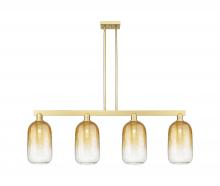 Innovations Lighting 716-4I-SG-G482-7AM - Brookhaven Cloche - 4 Light - 48 inch - Satin Gold - Cord hung - Island Light