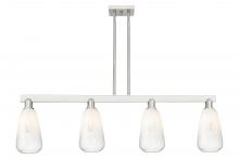 Innovations Lighting 716-4I-SN-G480-6OP - Brookhaven Almond - 4 Light - 48 inch - Brushed Satin Nickel - Cord hung - Island Light