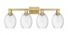 Innovations Lighting 716-4W-BB-G459-6CL - Preston - 4 Light - 36 inch - Brushed Brass - Bath Vanity Light