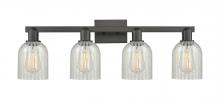 Innovations Lighting 716-4W-BK-G2511 - Caledonia - 4 Light - 32 inch - Matte Black - Bath Vanity Light