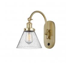 Innovations Lighting 918-1W-SG-G44 - Cone - 1 Light - 8 inch - Satin Gold - Adjustable Swing Arm