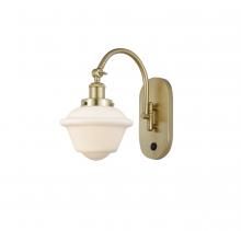Innovations Lighting 918-1W-SG-G531 - Oxford - 1 Light - 8 inch - Satin Gold - Adjustable Swing Arm