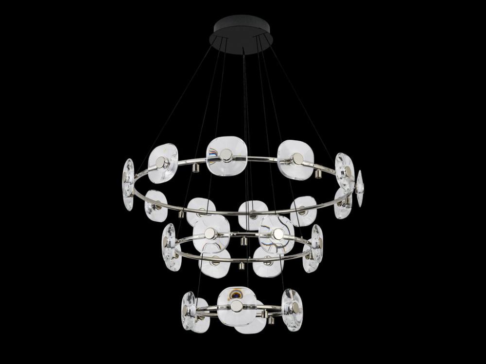 Celestia LED 3 Tier - 26 Light Chandelier in Chrome