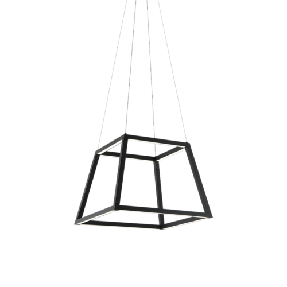 Carlington Matte Black Chandelier