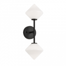 Matteo Lighting W81742BKOP - Novo Black WALL SCONCE