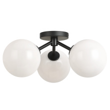 Matteo Lighting X81703BKOP - Novo Black Ceiling Mount