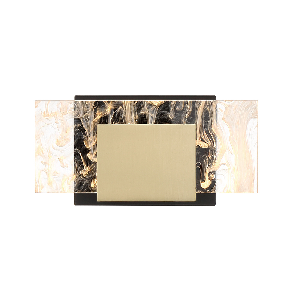 KASHA,BATHBAR,1LT,LED,BRASS