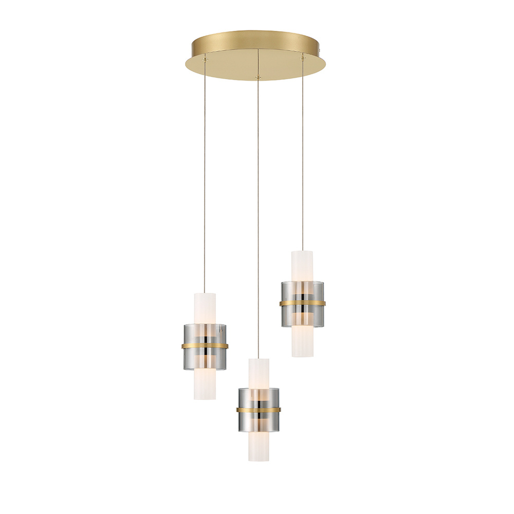 ROLA, 3LT LED CHANDELIER GOLD