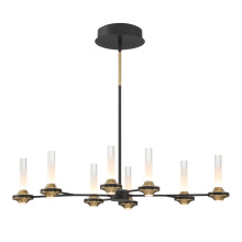 Eurofase 45714-016 - TORCIA, 8LT CHANDELIER, BLK