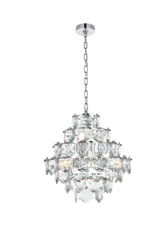 Adaline 20 inch Chandelier in Chrome