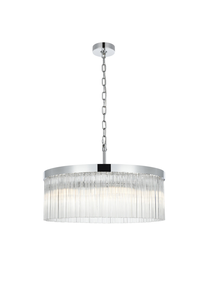Harlow 24 inch Chandelier in Chrome