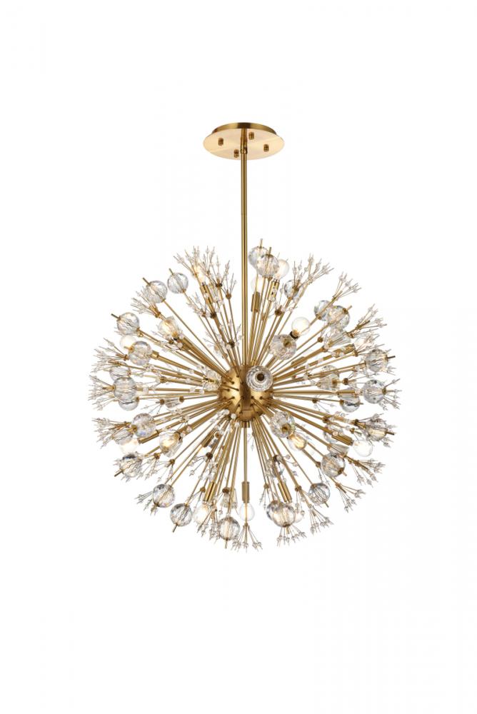 Hanging D32"H32"L18 Gold
