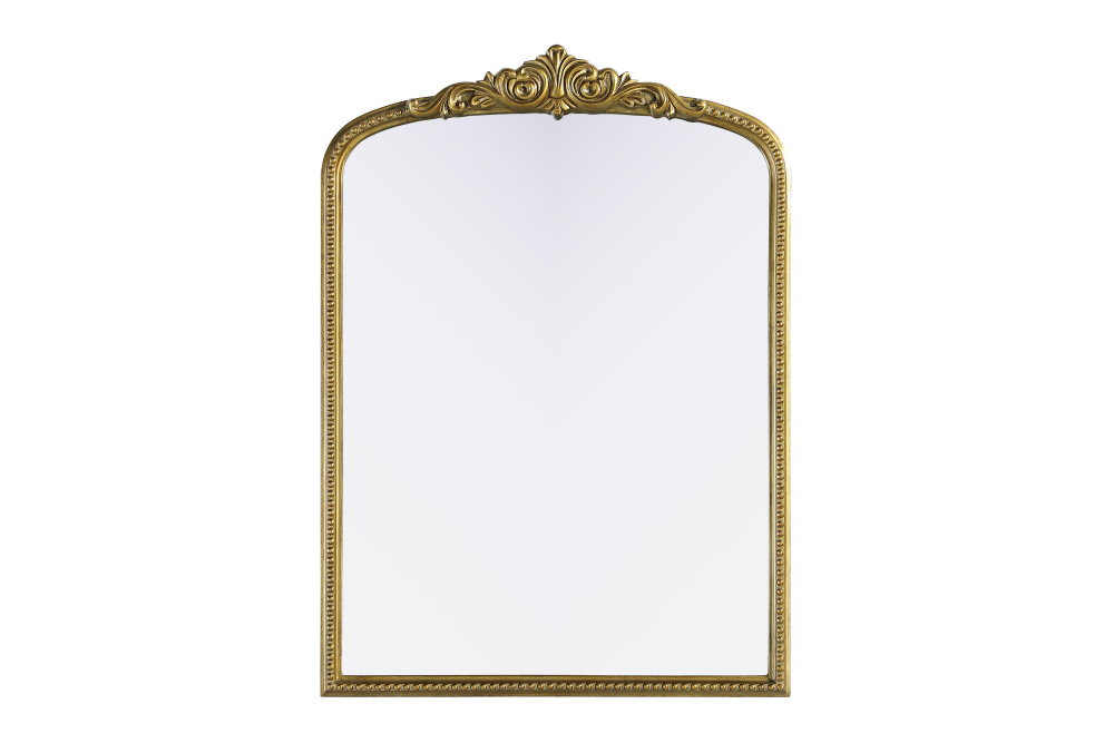 Wall mirror 30"x1.4"x42" Antique Brass