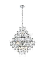 Elegant 1050G24C - Adaline 24 inch Chandelier in Chrome