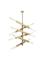 Elegant 2085L6SG - Pendant L48"H36"L12 Satin Gold