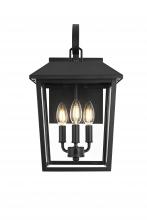 Elegant OD502W17BK - Wall Sconse W10"D11.2"H17.3" Black