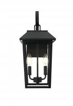 Elegant OD502W18BK - Wall Sconse W8"D 9.2"H18.1" Black