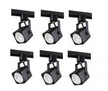 Elegant TKH210BK-6PK - Track Light Head GU10 50W Black